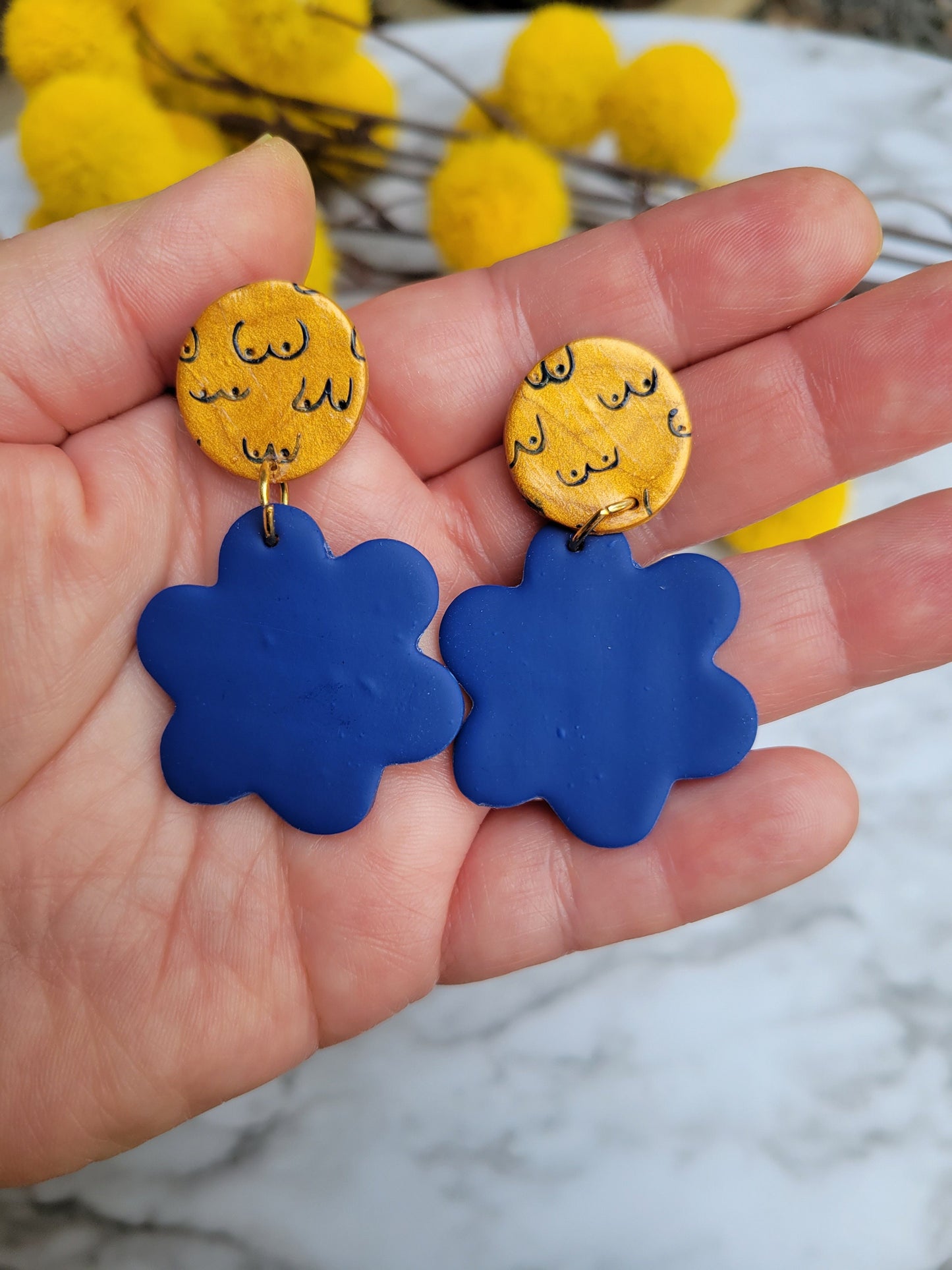 Body Positive (Breasts) Floral Earrings | Dangle