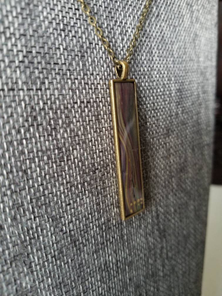 Chic Lady | Original Fluid Art Pendant Necklace