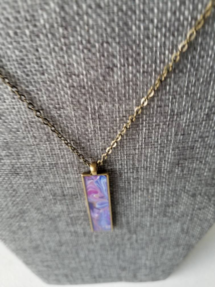 Waves of Beauty | Original Fluid Art Pendant Necklace