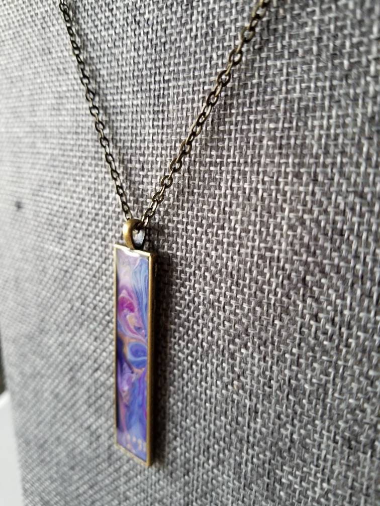 Waves of Beauty | Original Fluid Art Pendant Necklace
