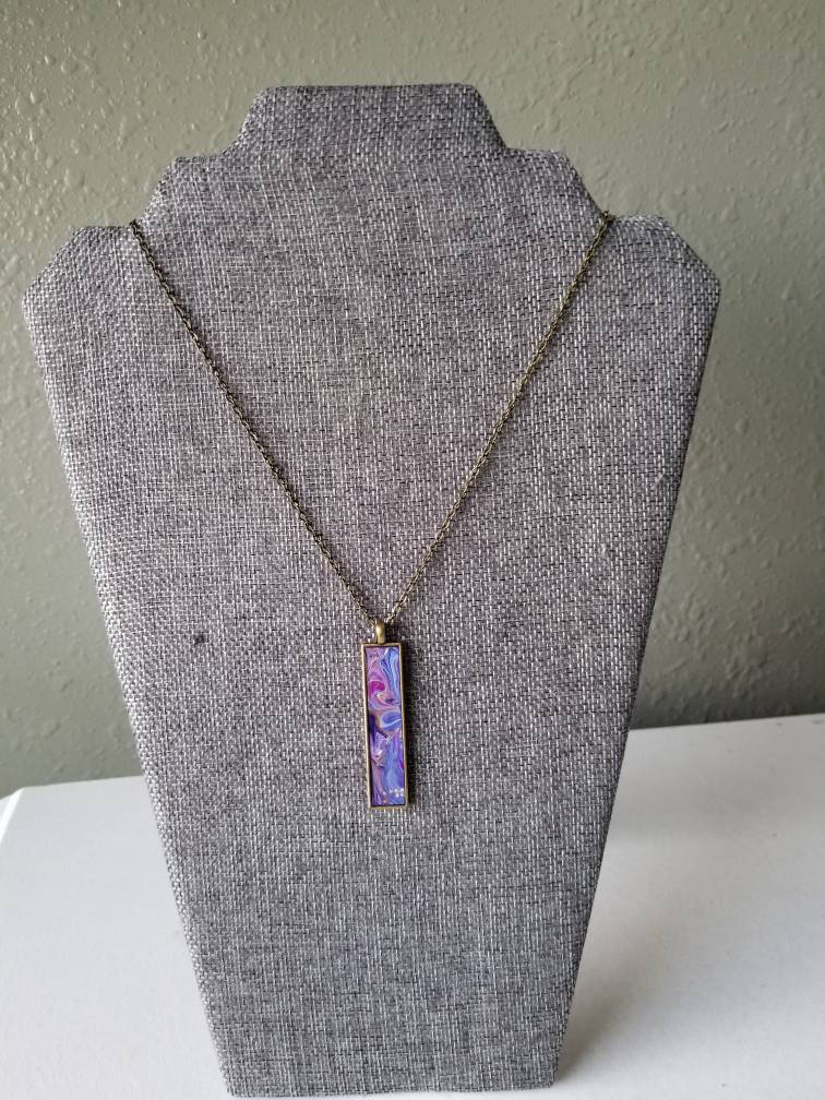 Waves of Beauty | Original Fluid Art Pendant Necklace