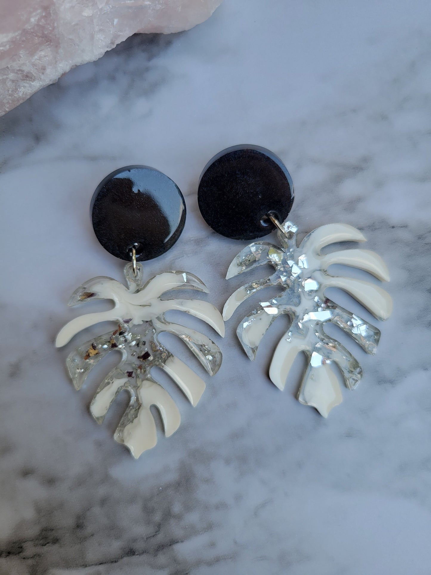 Monstera Mood | Glam Dangle Earrings