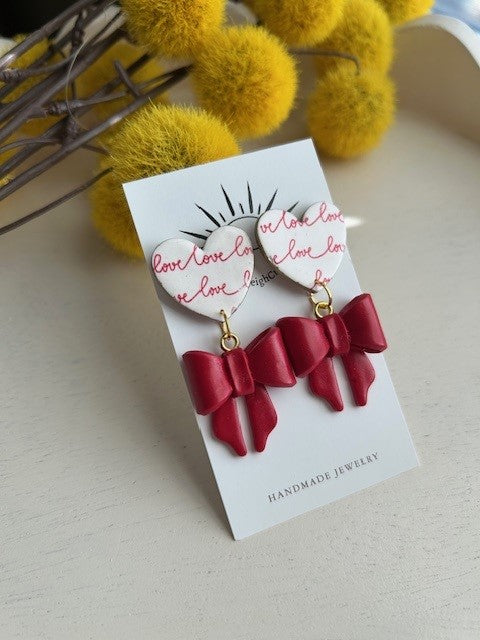Love & Bows Earrings | Dangle