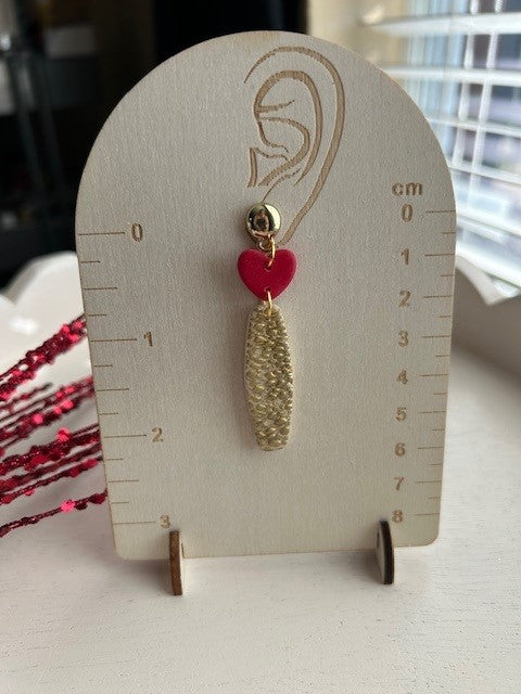 Gilded Love Earrings | Dangles