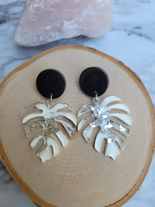 Monstera Mood | Glam Dangle Earrings