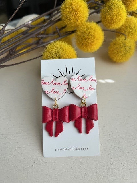 Love & Bows Earrings | Dangle