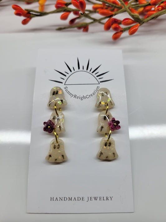 Ghostly Pair - Opal | Dangle Earrings