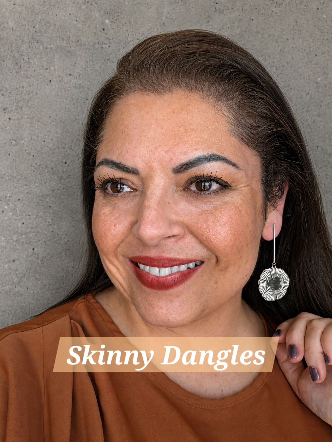 Silver Flowers | Dangle Earrings